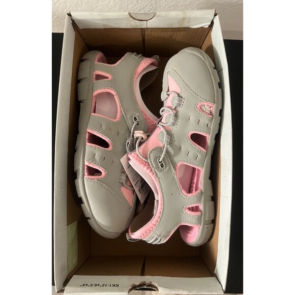 Girls Bump Toe Berkeley Gray Sandal Size 4 - Picture 2 of 9